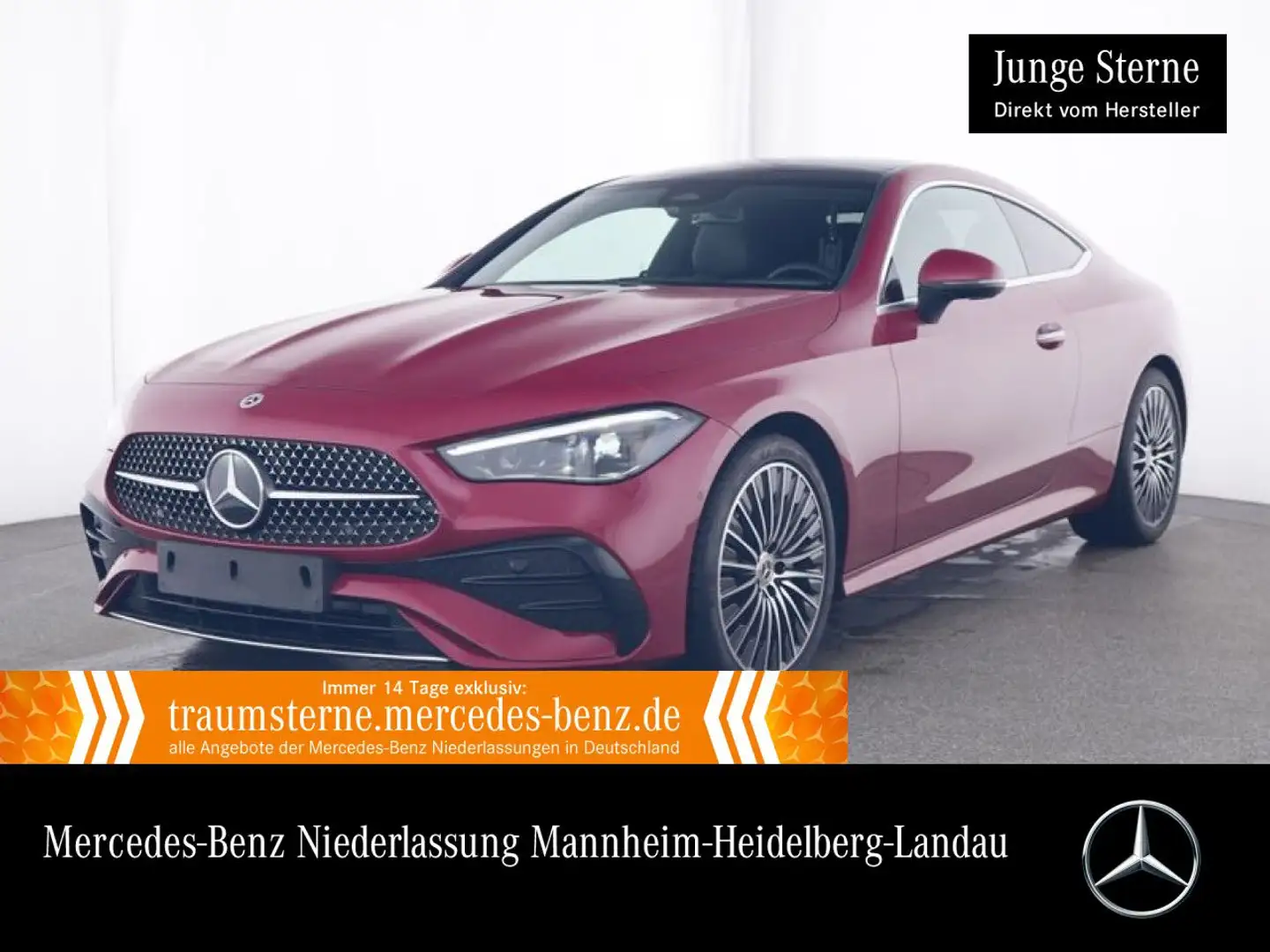 Mercedes-Benz CLE 200 AMG+PANO+LED+KAMERA+TOTW+KEYLESS+9G Roşu - 1