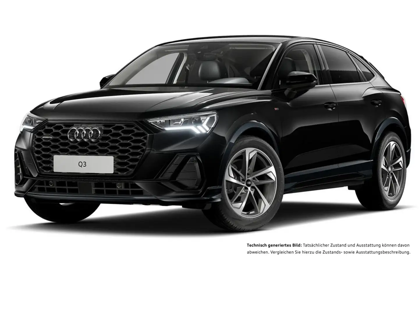 Audi Q3 Sportback 45 quattro S LINE BLACKPAK AHK LM19 Schwarz - 2