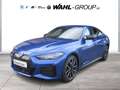 BMW i4 M50 GRAN COUPÉ LC PROF LASER ALARM HIFI HK   DAB Bleu - thumbnail 1