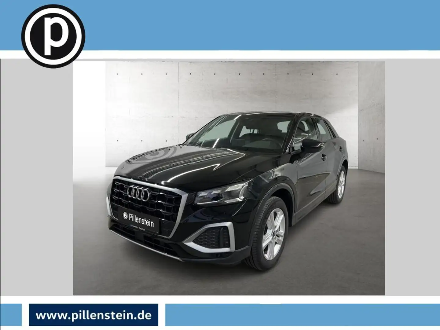 Audi Q2 35TFSI S-TR ADVANCED AHK+MATRIX+KAM Schwarz - 1