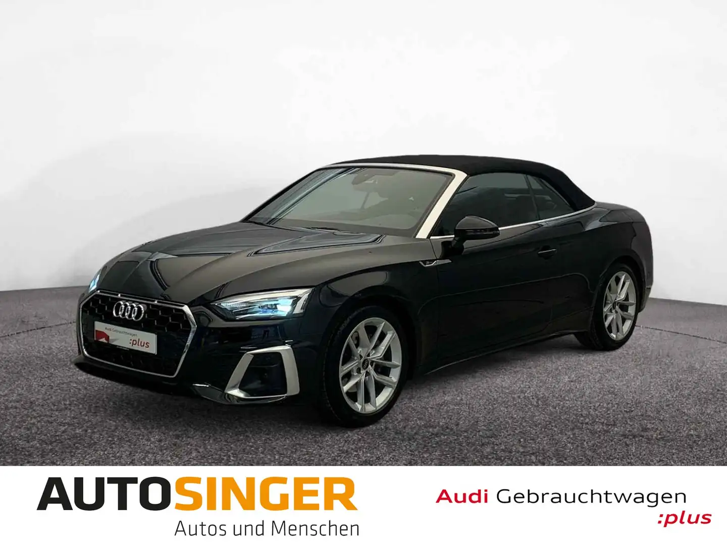 Audi A5 Cabriolet 40 TFSI S line *LED*ACC*18"*PDC*SHZ Schwarz - 1