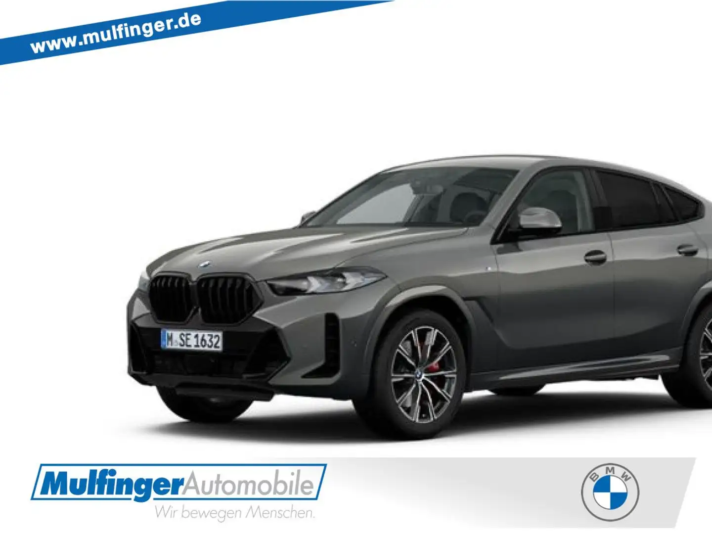BMW X6 x30d M Sport Pro Standh.ACC KomfS+Mass+Belüft Grau - 1