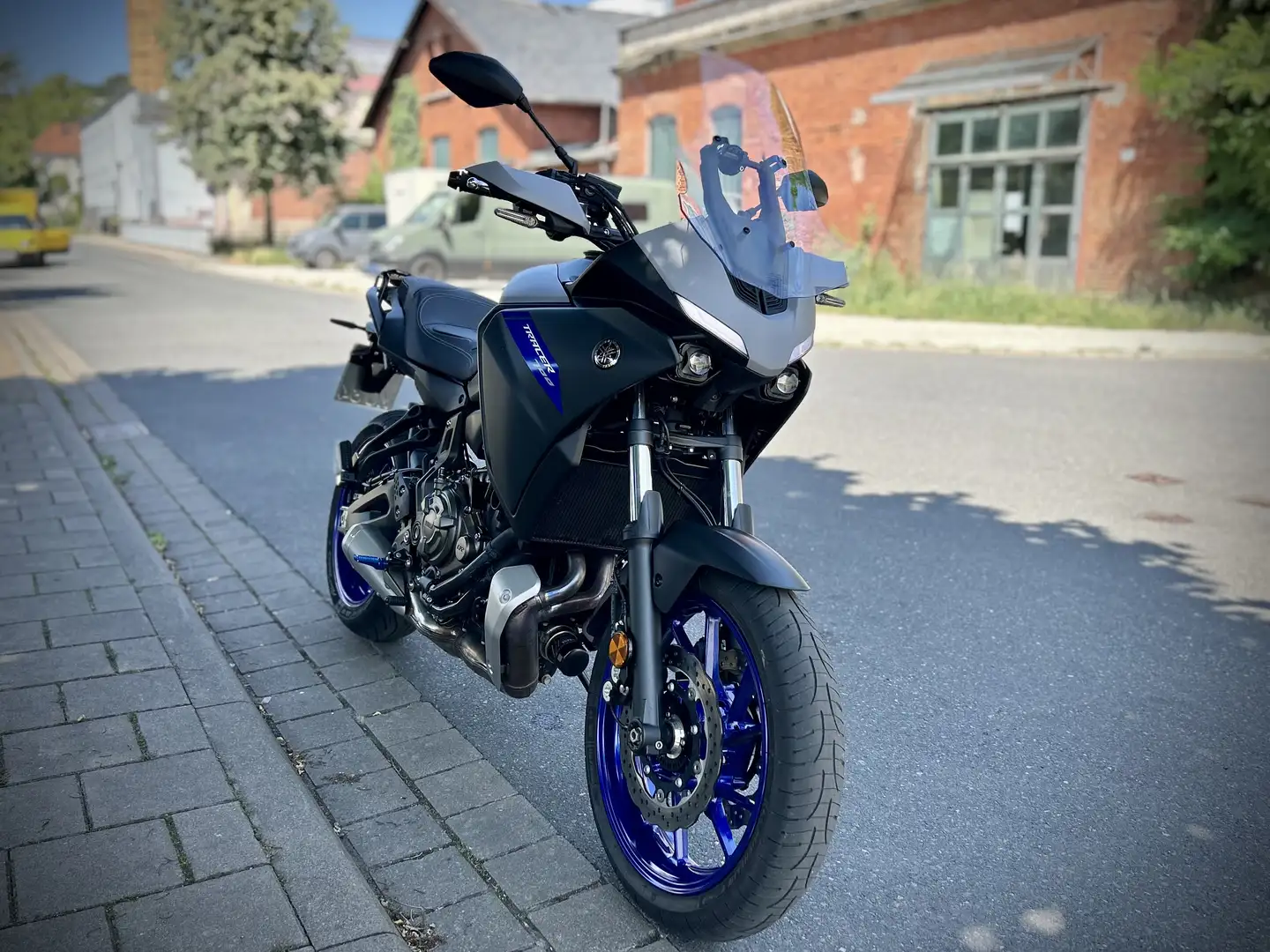 Yamaha Tracer 7 wie GT, A2, Griffheizung Grau - 1