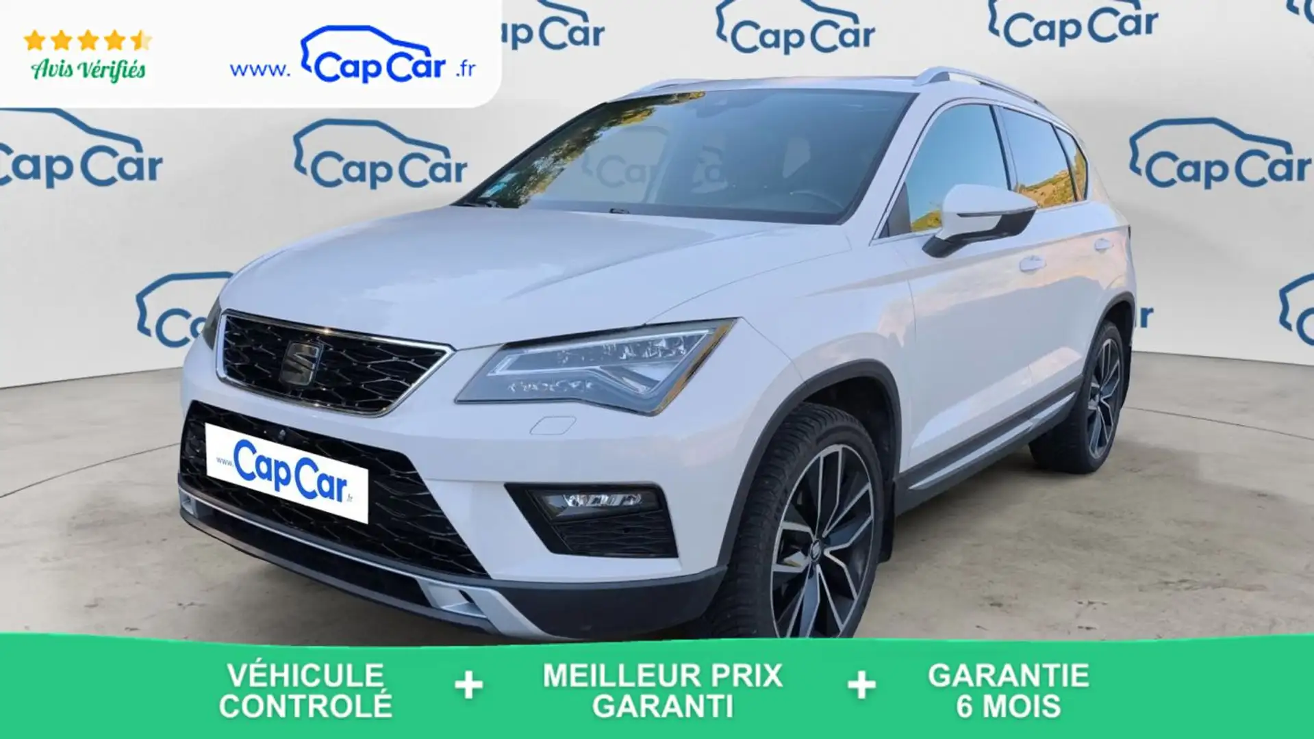 SEAT Ateca I 2.0 TDI 190 4Drive DSG7 Xcellence - Première main Entretien constructeur Bianco - 1