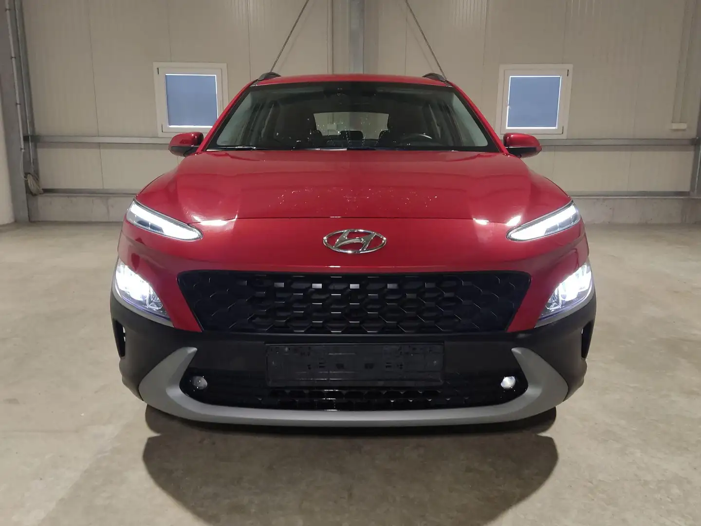 Hyundai KONA 1.6 GDI Hybrid 141 PS DCT Navi-Anhängerkupplung... Rot - 2