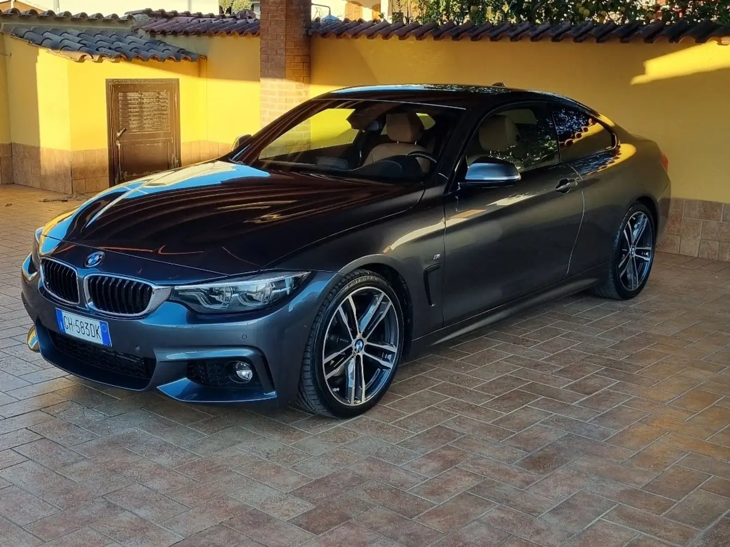 BMW 420 420d Coupe Msport auto Grigio - 1