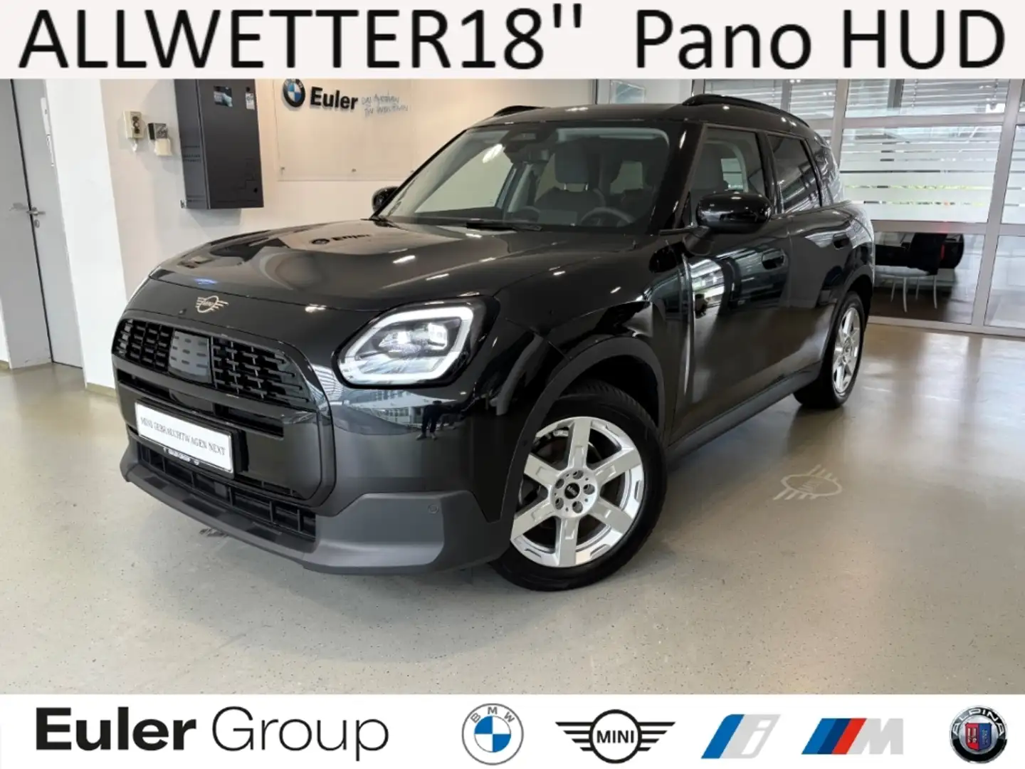 MINI Cooper D Countryman ALLWETTER18'' Paket-M Pano HUD Komf ParkAss Kurven Schwarz - 1