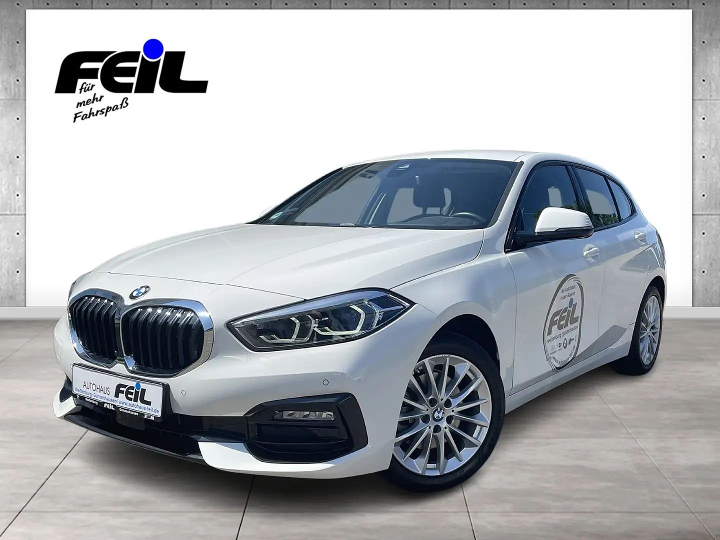 BMW 118 i Sport Line Head-Up DAB LED WLAN Komfortzg. Weiß - 1