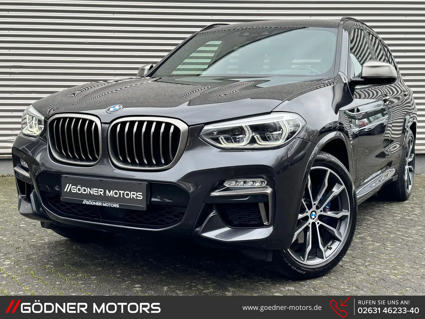 BMW X3 M M40i DE-FHZ/LED/KEYLESS/ACC/HARMAN-KARDON/DAB+/... Gris - 1