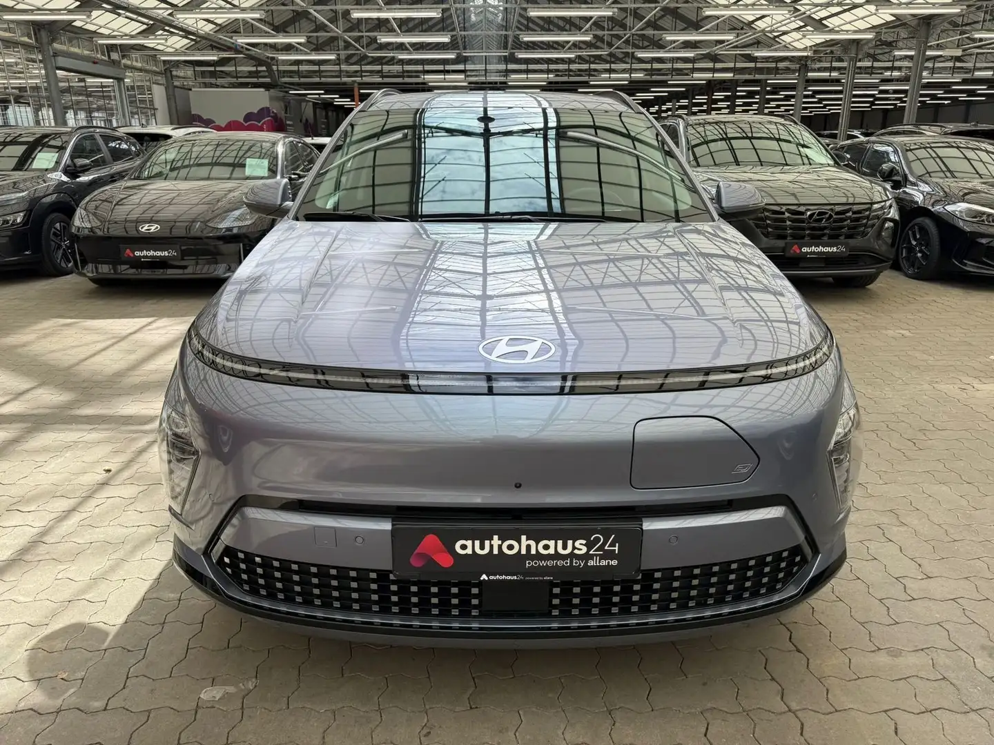 Hyundai Kona Prime Elektro 2WD LED|Leder|360°|Navi|ACC Синій - 2