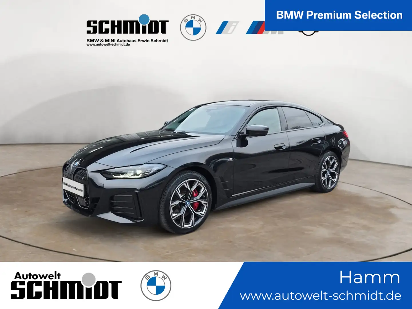 BMW i4 eDrive35 GC M Sport + GARANTIE-bis-05.2028 Schwarz - 1