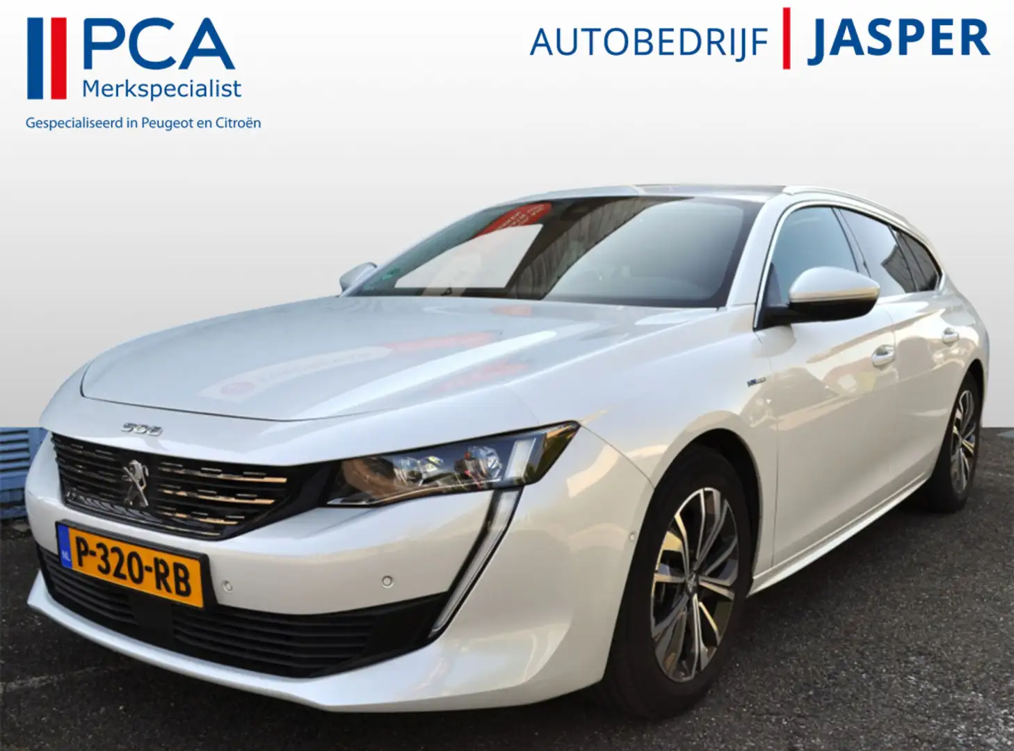 Peugeot 508 SW 1.6 HYbrid GT volleder key-less+elektr klep voo Blanc - 1