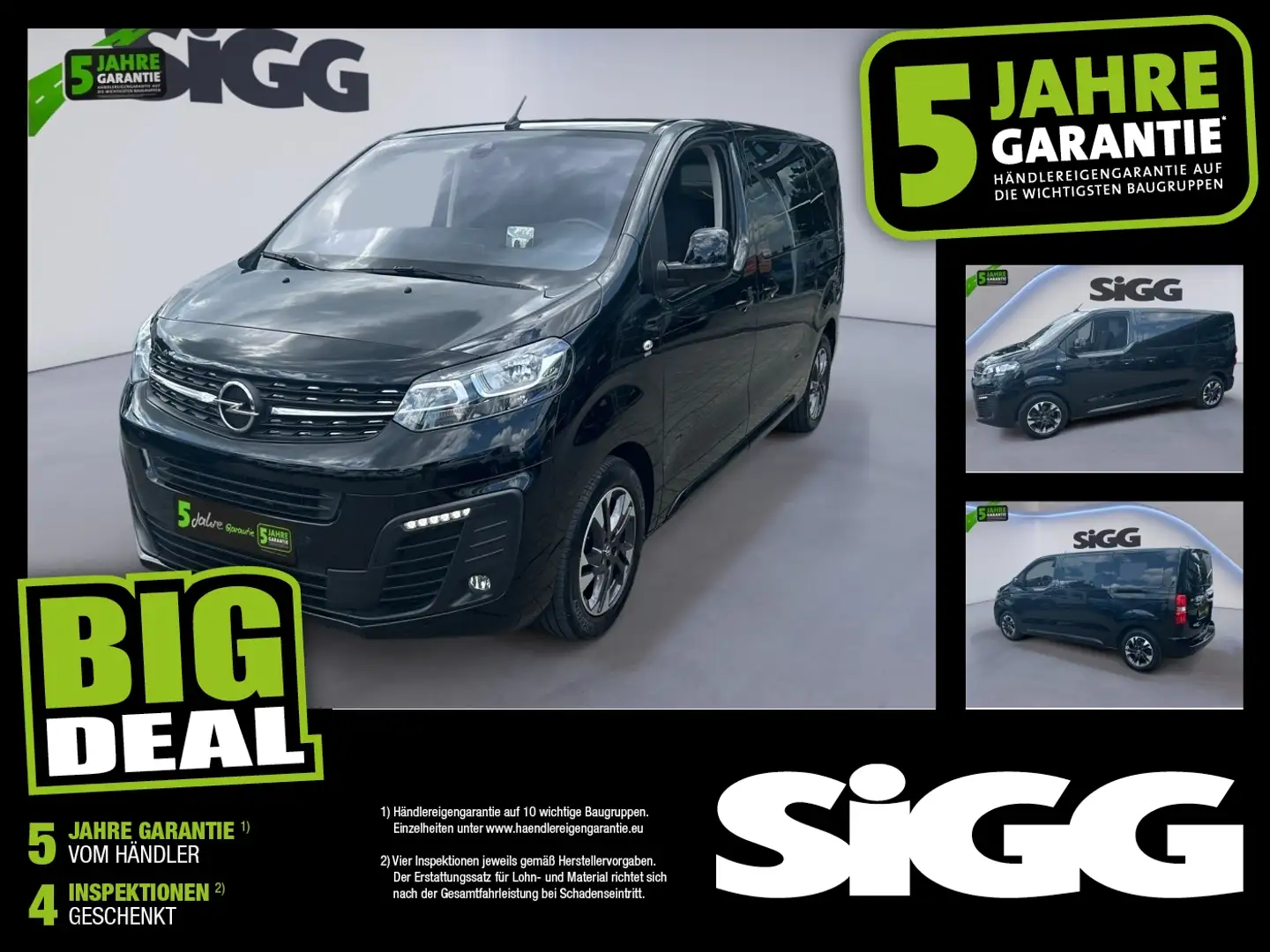 Opel Zafira Life Länge M 2.0 Diesel Navi, Automatik Černá - 1