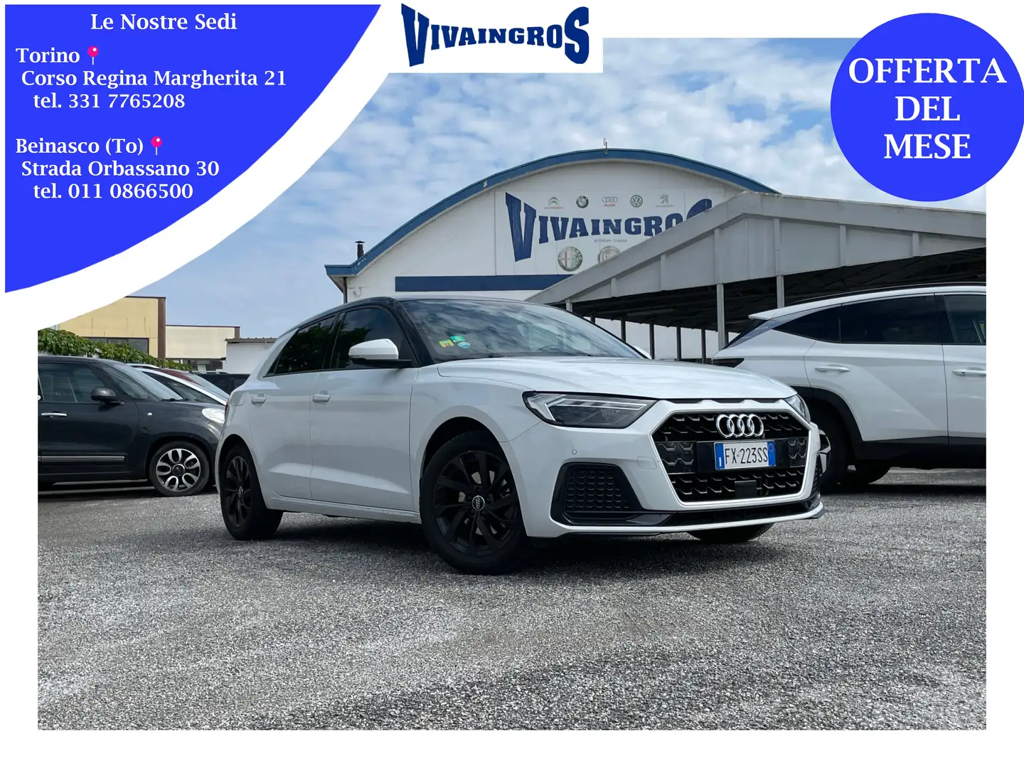 Audi A1 Sportback 30 1.0 TFSI S Line 116CV S-tronic Wit - 1