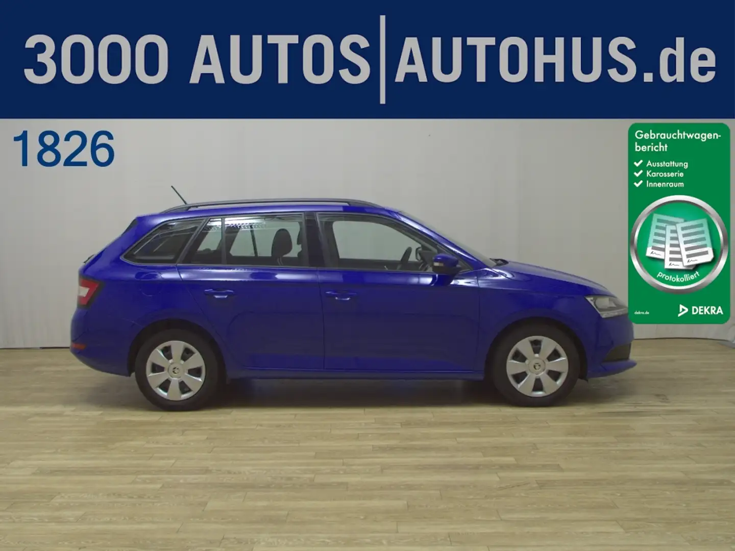 Skoda Fabia Combi 1.0 TSI Ambition AUT KlimaA SHZ PDC Blau - 1