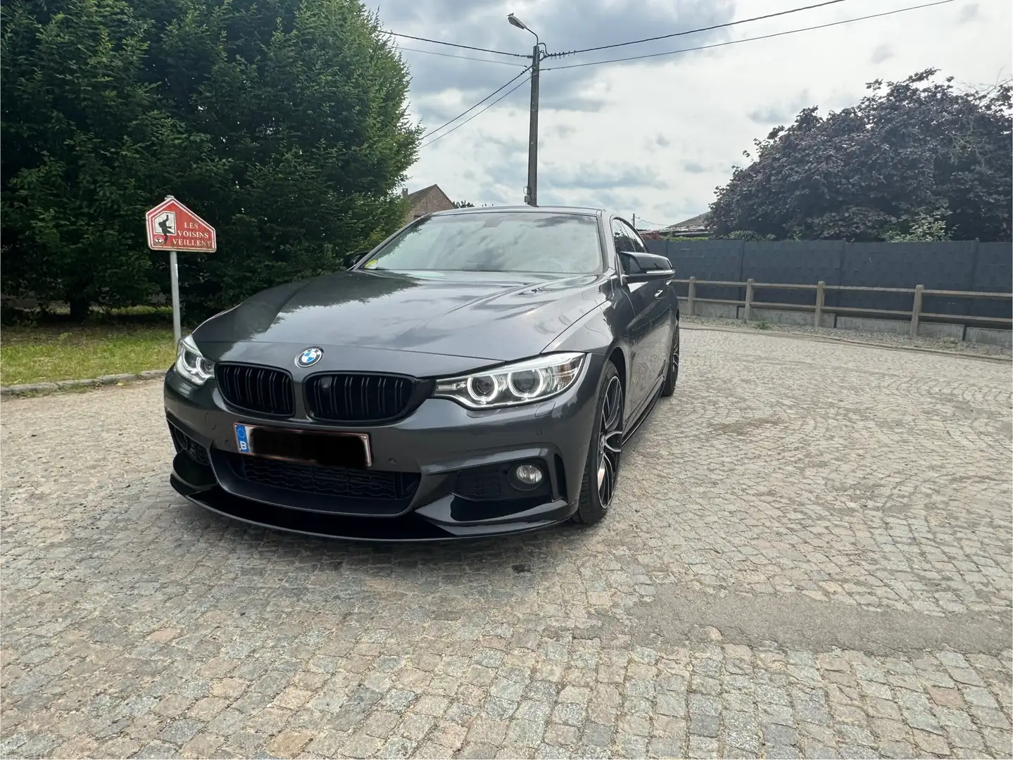 BMW 418 Gran Coupé 418 dA Gris - 1