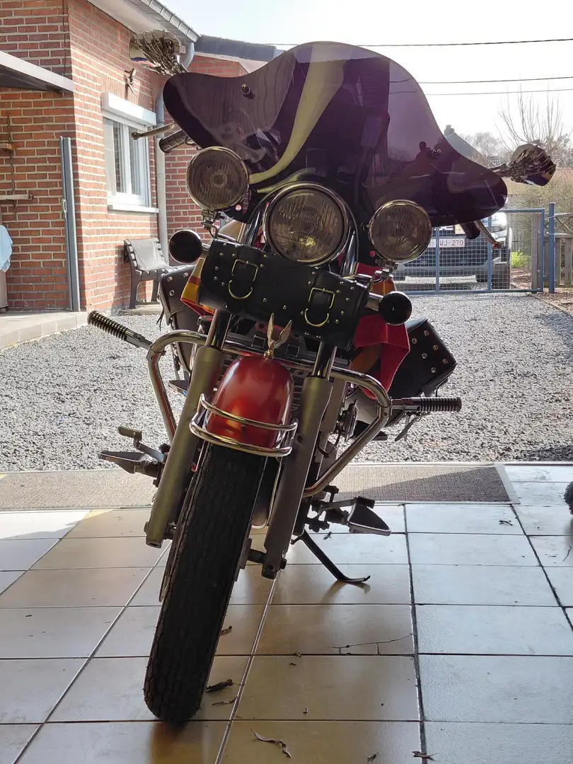 Honda Shadow 125 "Unieke Honda Shadow 125 (2007) - Full Bagger Rojo - 2