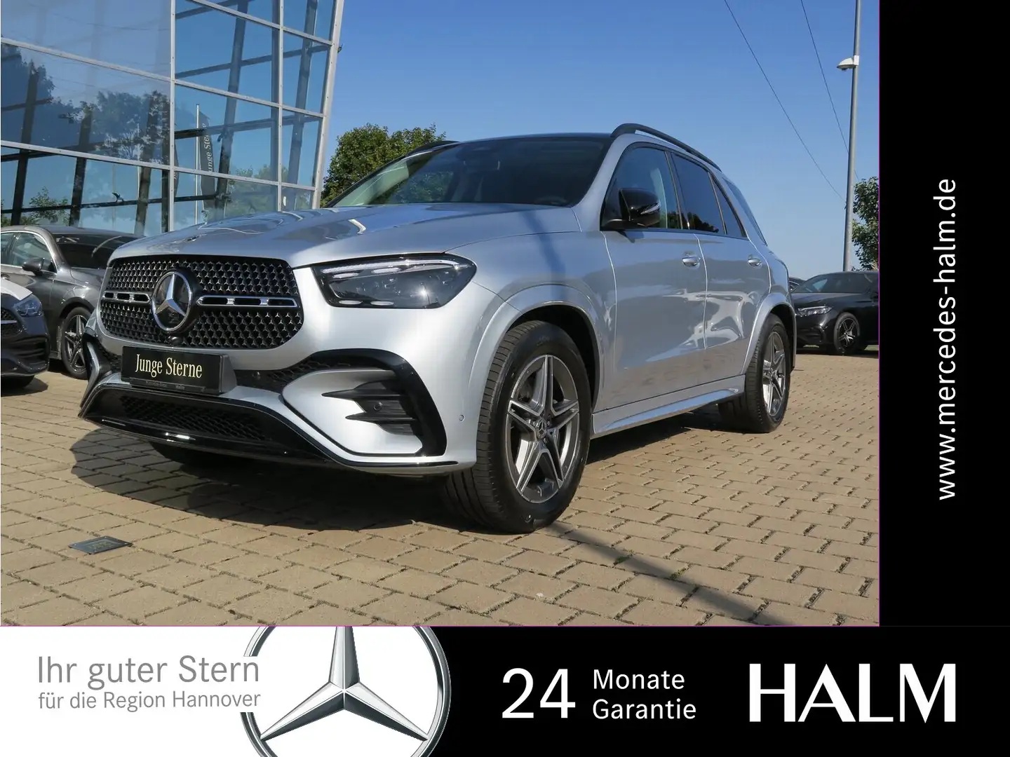 Mercedes-Benz GLE 300 d 4M AMG Line Premium Night Airmatic AHK Argent - 1