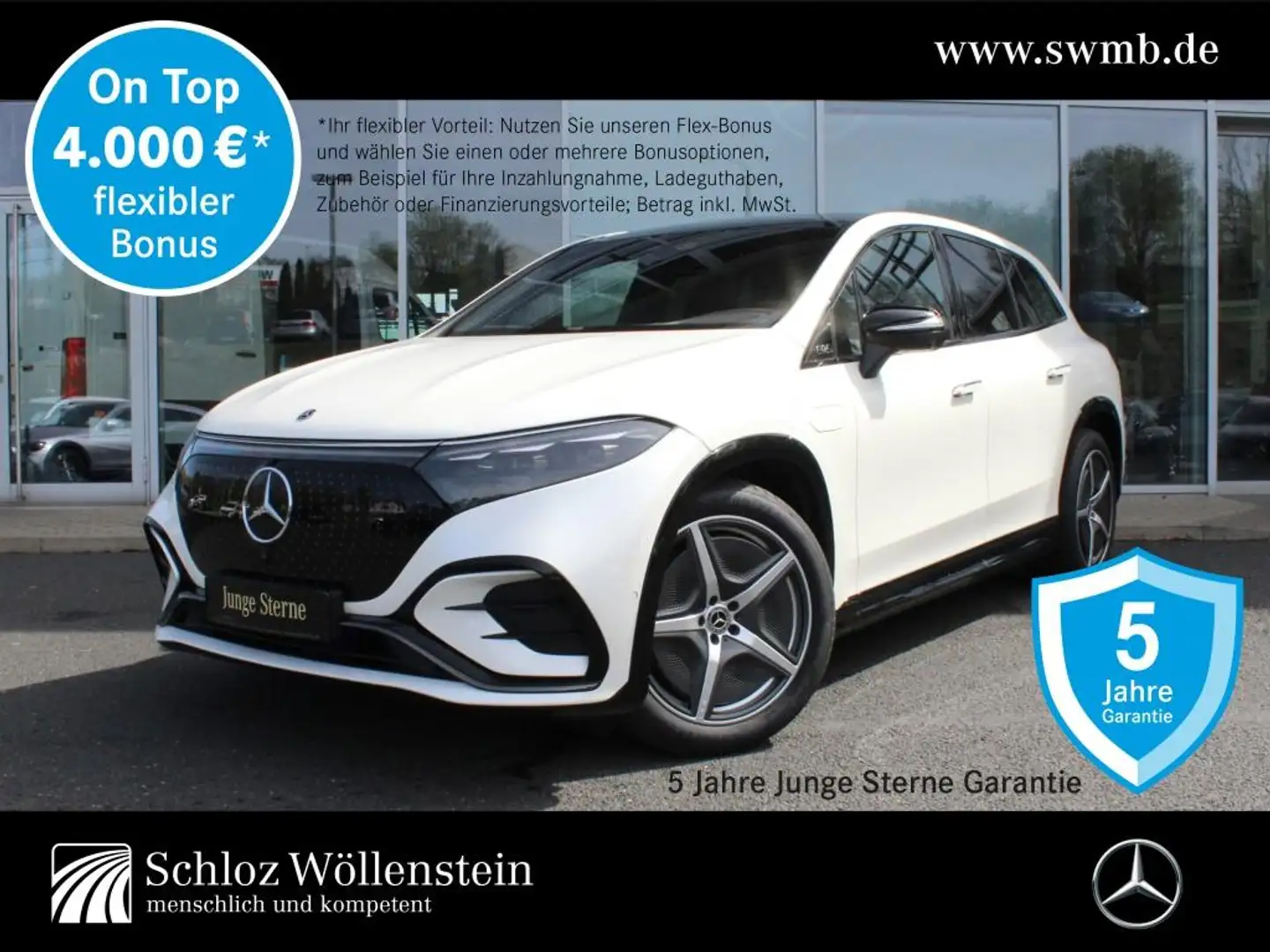 Mercedes-Benz EQS SUV EQS 580 4M SUV AMG/Digital Light/AHK/Hyperscreen Alb - 1
