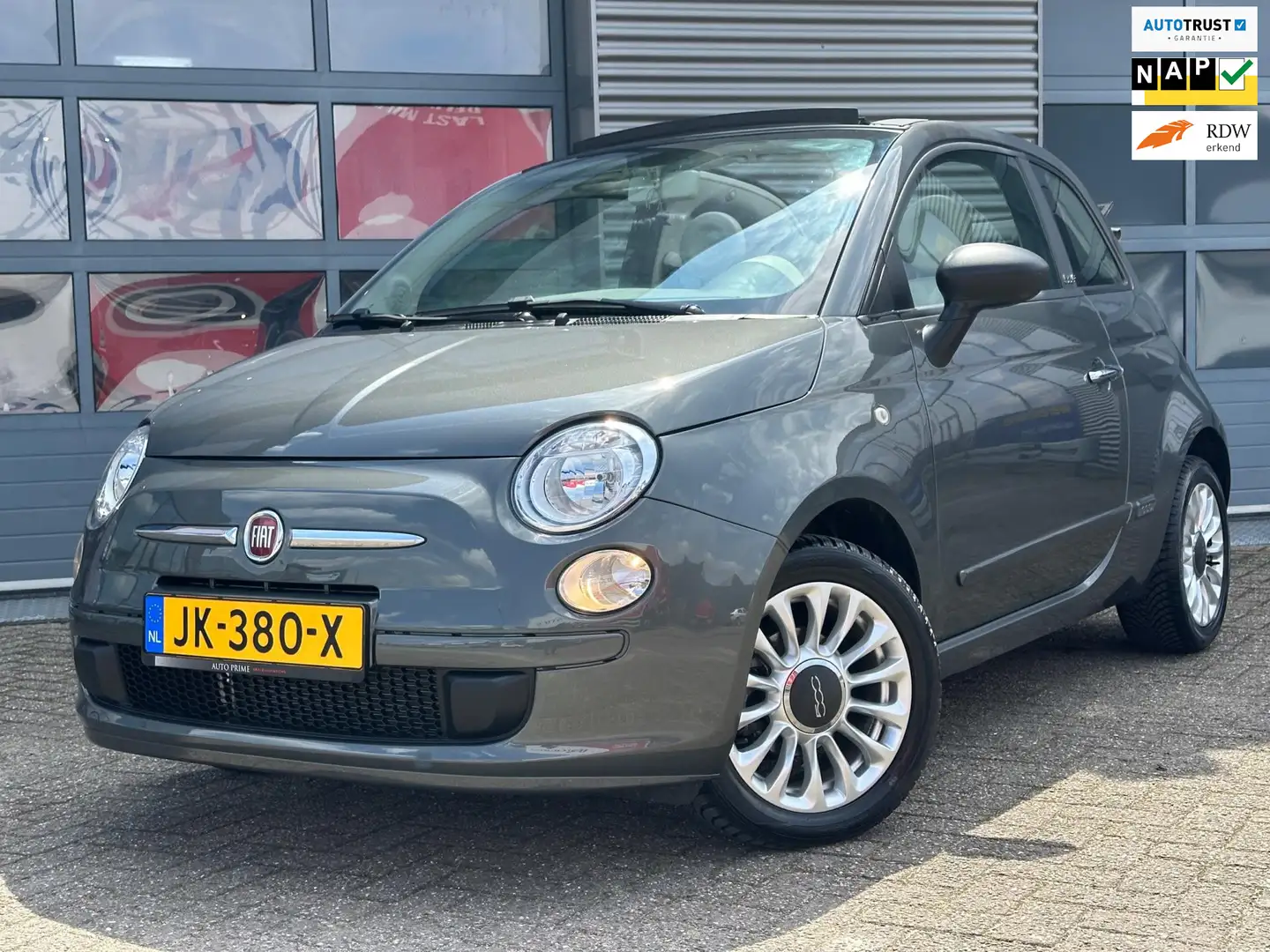Fiat 500C 1.2 Lounge Cabrio | Airco | APK | Distr.riem verva Gris - 1