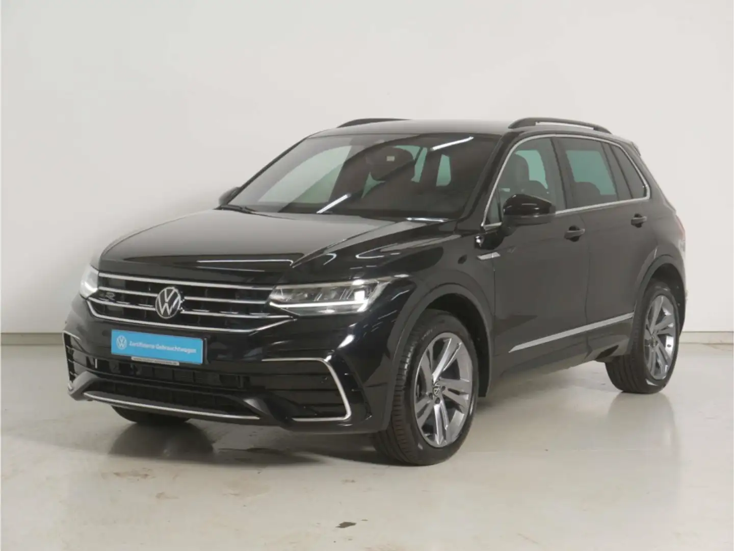 Volkswagen Tiguan 2.0 TDI 4Mot. R-Line DSG AHK/LED/NAV/RFK Zwart - 2