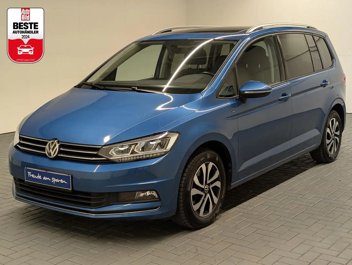 Volkswagen Touran LED/AHK/Standhz/Pano/el.Heck/ACC Bleu - 1