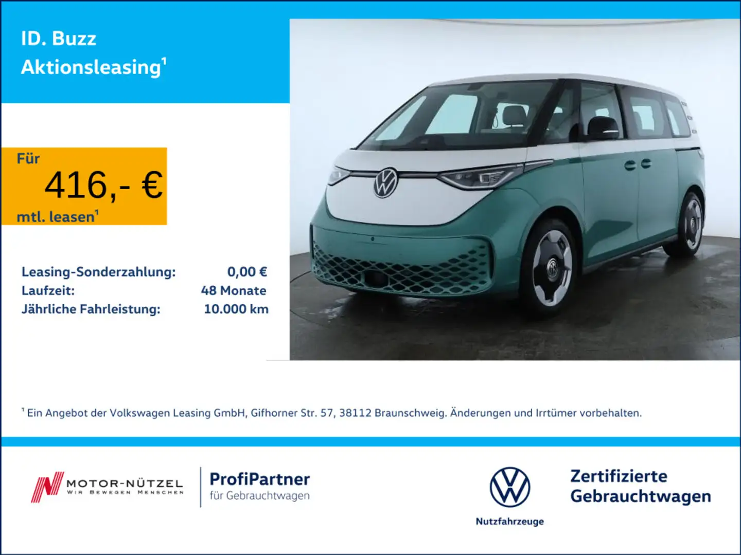 Volkswagen ID. Buzz ID.Buzz Pro MATRIX+NAVI+ACC+SHZ+360°+MFL+AHK+21" Bianco - 1