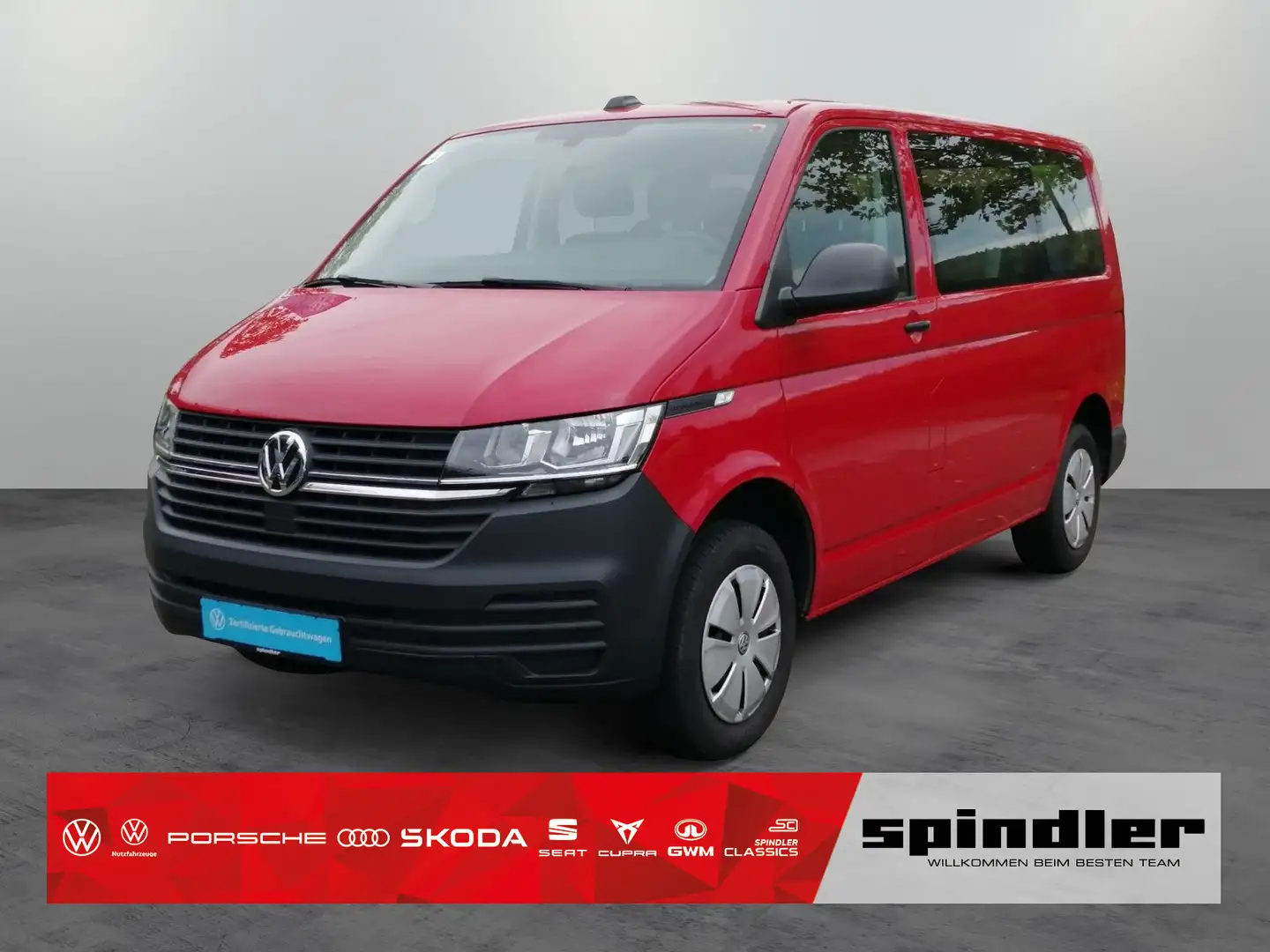 Volkswagen T6.1 Kombi / 9-Sitze, PDC vo & hi , App-Connect Rot - 1