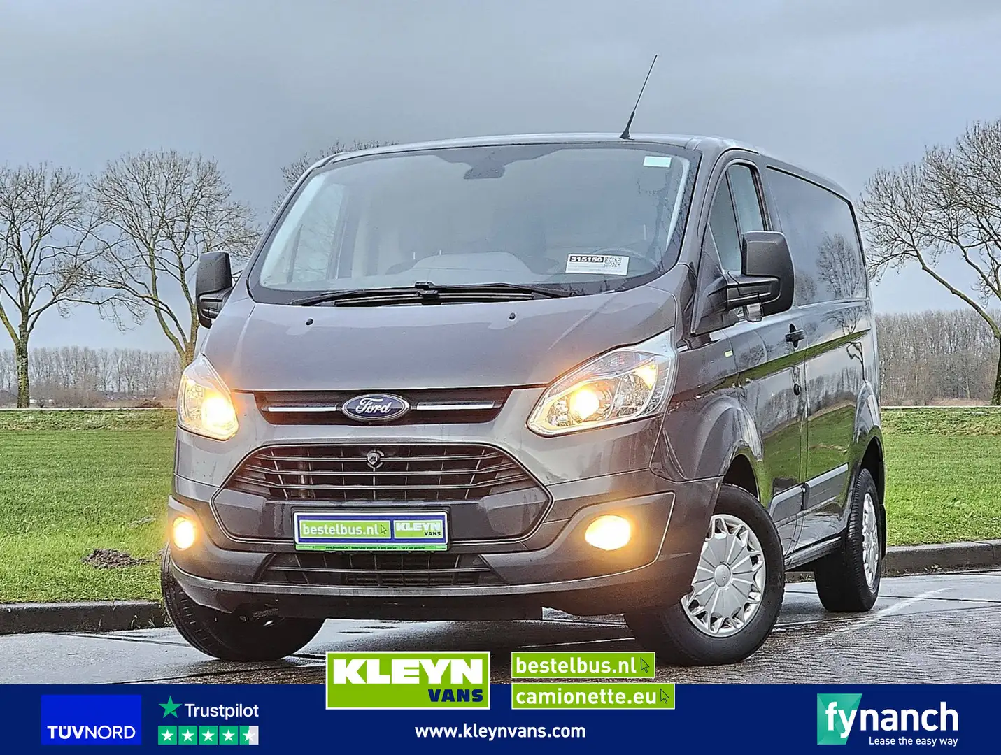 Ford Transit Custom 2.2 L1H1 Airco 125Pk! Grau - 1