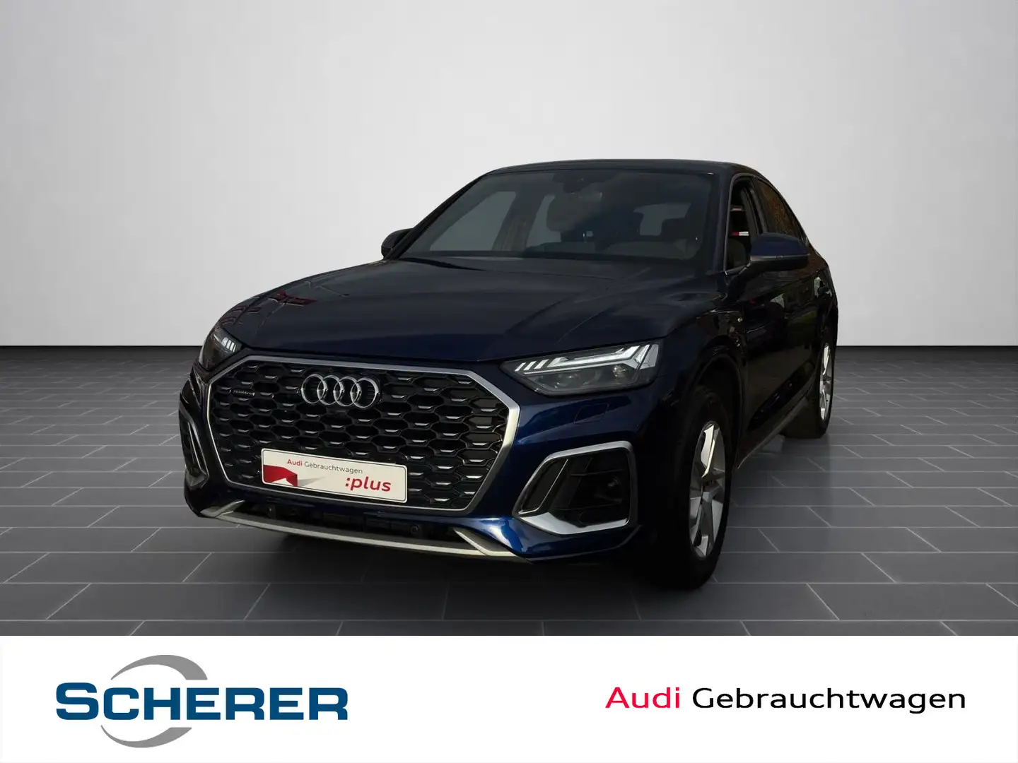 Audi Q5 S line 40 TDI quattro *Matrix*Navi* Blau - 1