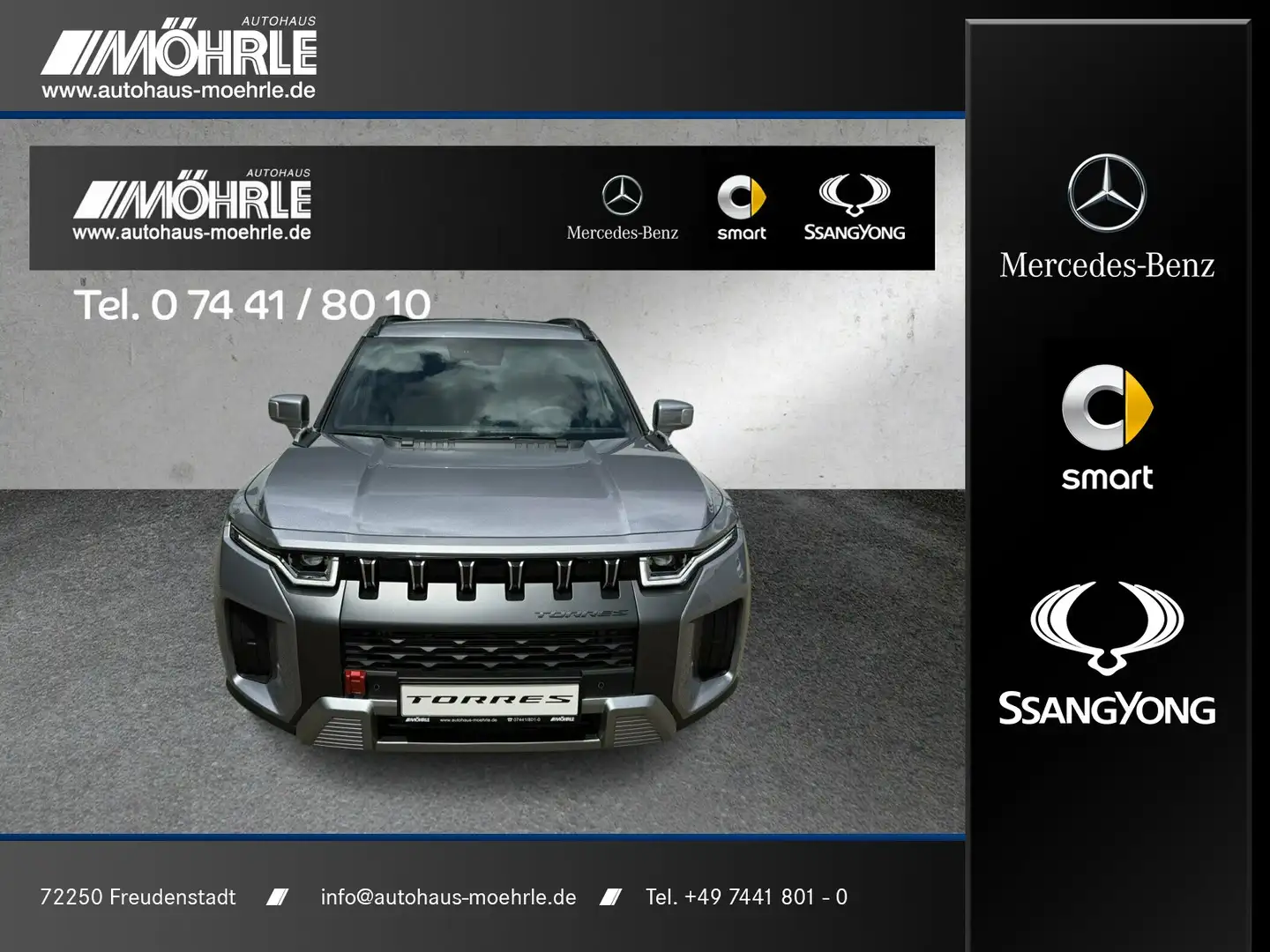 SsangYong Torres Torres 1.5 4WD Lux LED Sitzbelüftung Kamera Navi Blanc - 1