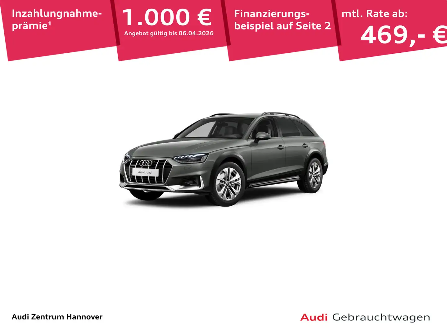 Audi A4 allroad A4 allroad quattro 40 TDI Kamera AHK Navi virtua Grau - 1