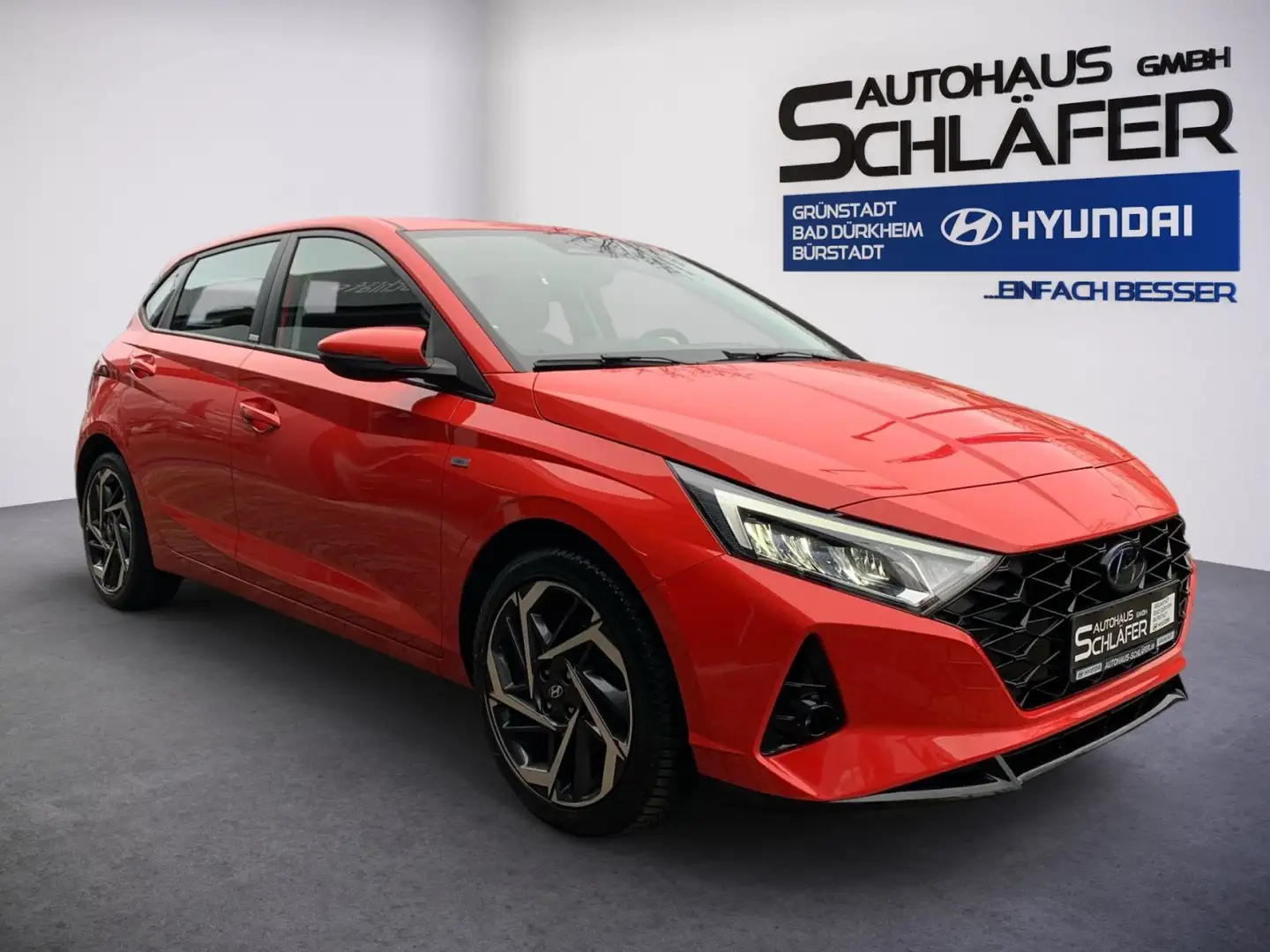 Hyundai i20 1.0 T-GDI Intro Edition Mild-Hybrid Navi LED Rosso - 2