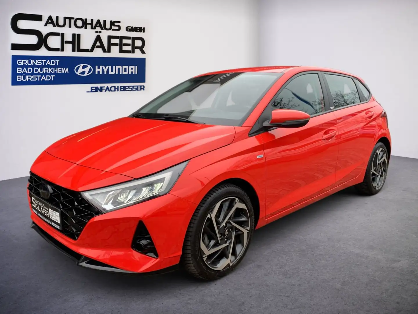 Hyundai i20 1.0 T-GDI Intro Edition Mild-Hybrid Navi LED Rosso - 1