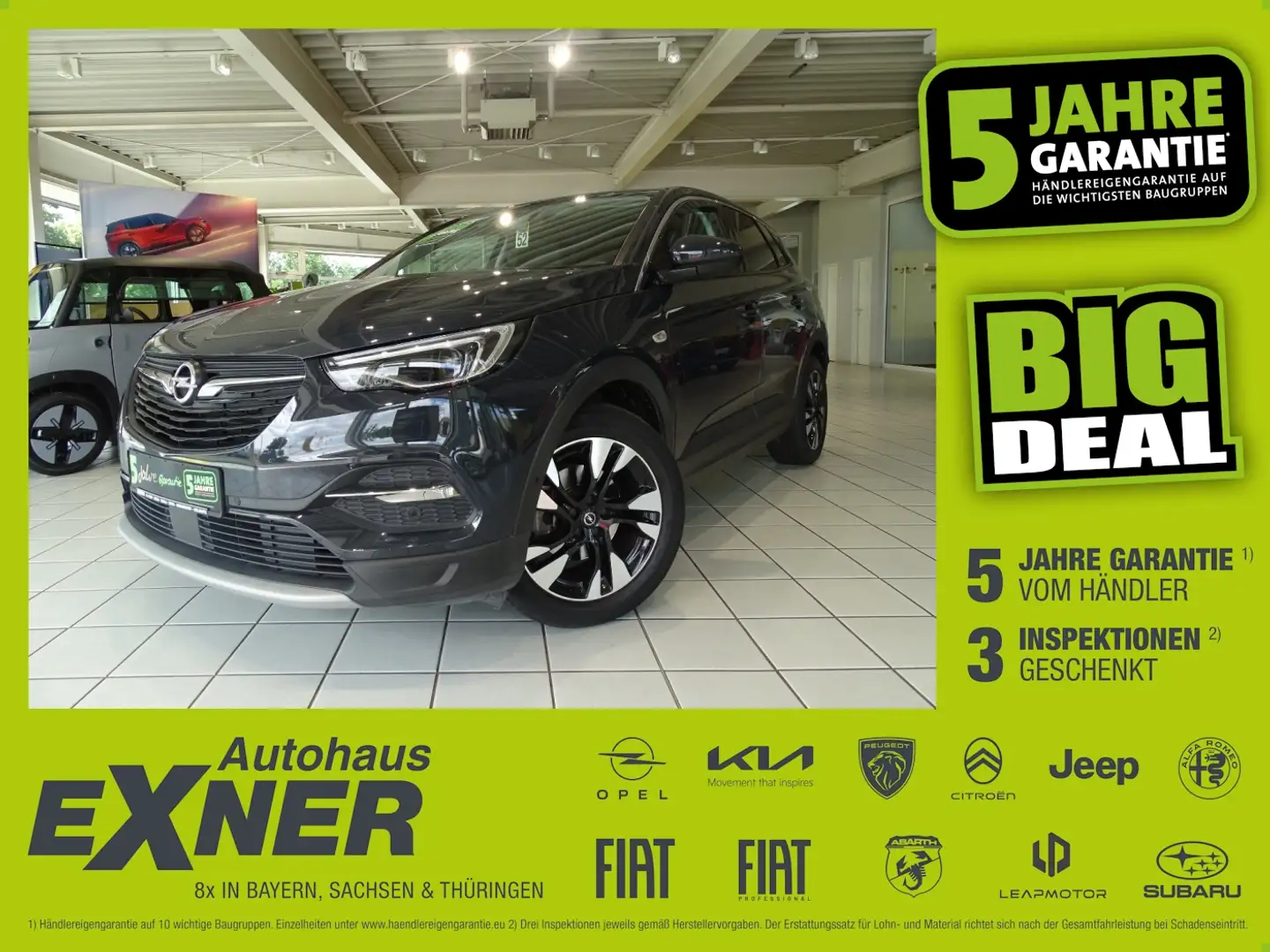 Opel Grandland X 1.2 Turbo INNOVATION Navi, LED, DAB Grijs - 1