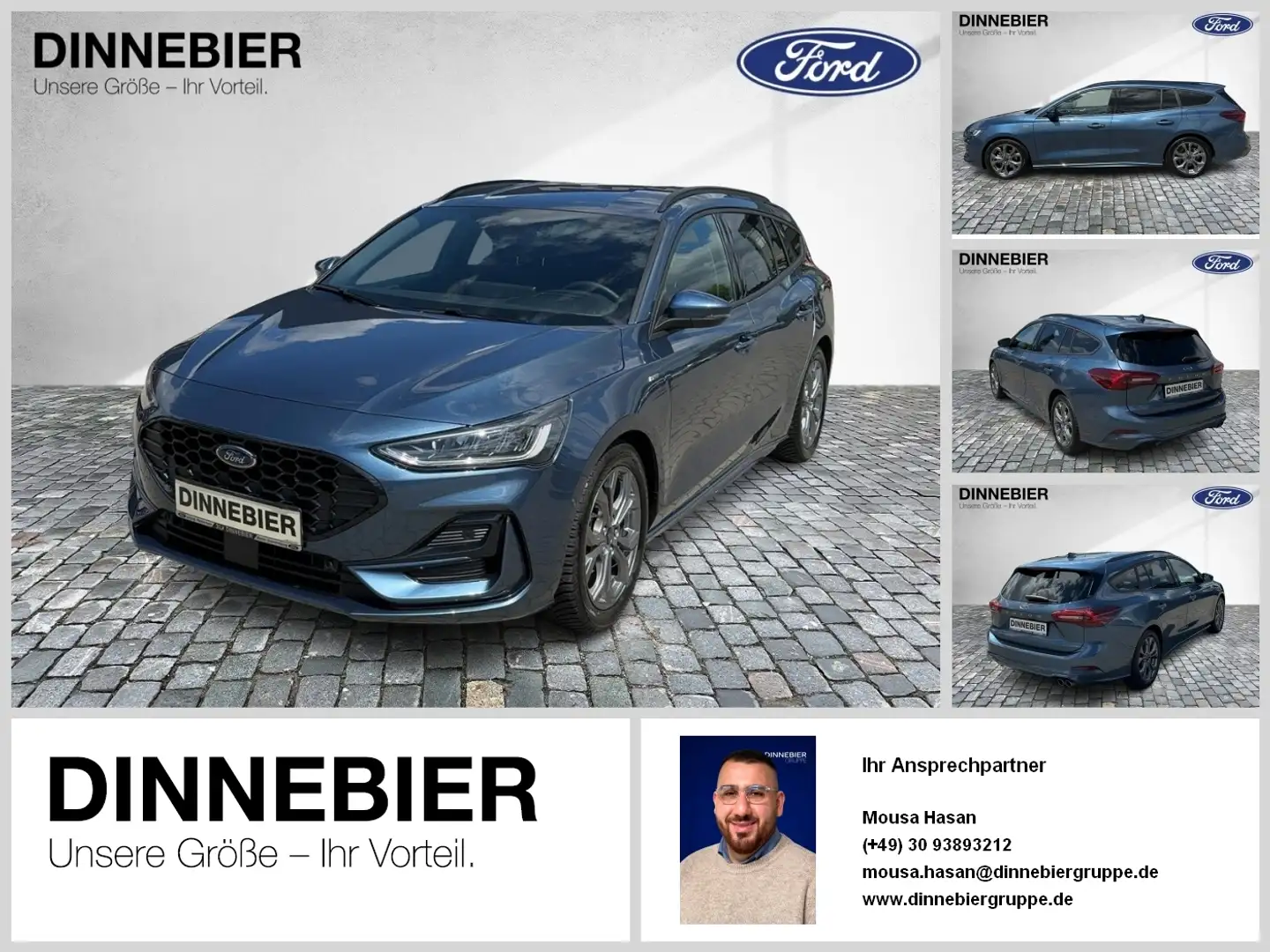 Ford Focus ST-Line X LED+AHK+Kamera+Winterpaket Bleu - 1