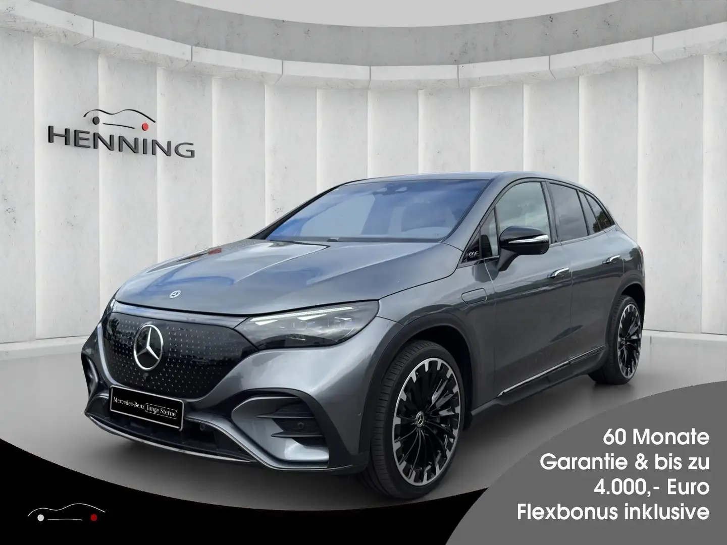 Mercedes-Benz EQE 500 SUV AMG 96kWh Hyperscr Pano Burm HUD 22" Grau - 1