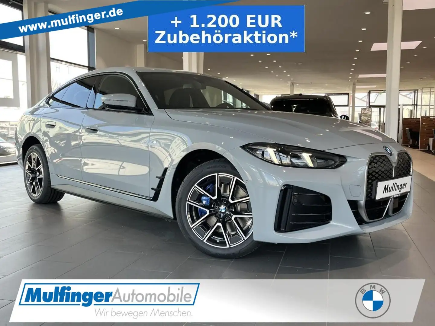 BMW i4 e35 GC.M Sport HUD ACC SuView H/K Sitzh.18" LED Grigio - 1