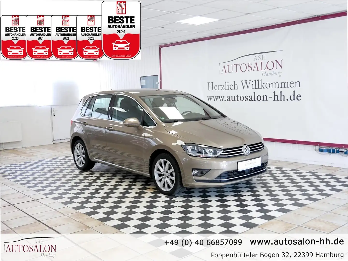 Volkswagen Golf Sportsvan Highline*2Vorb. Rentner*VW Servicegepf*Bixeno* Oro - 1