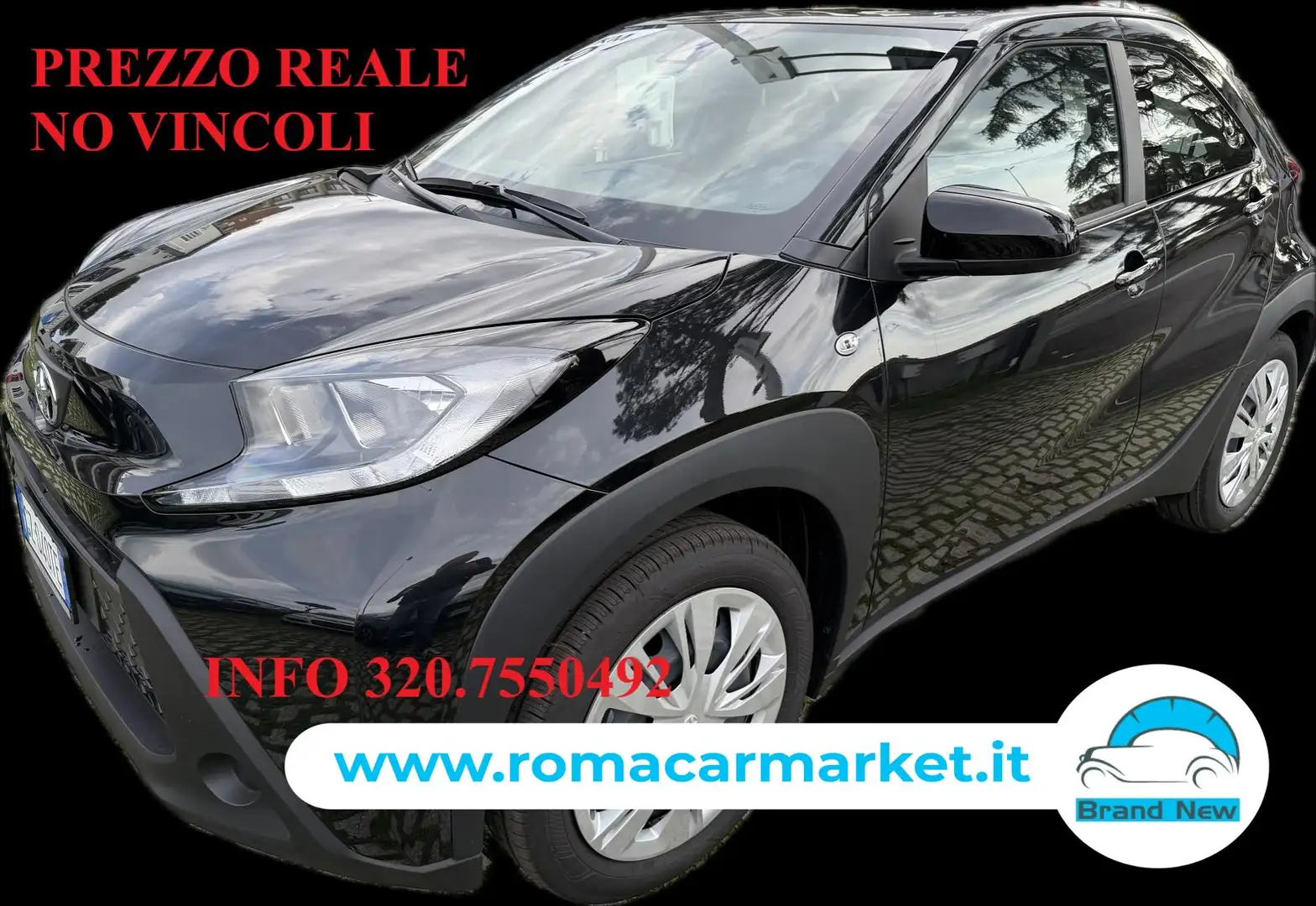 Toyota Aygo X 1.0 Active 72cv KM0 ITA NO VINCOLI Nero - 1