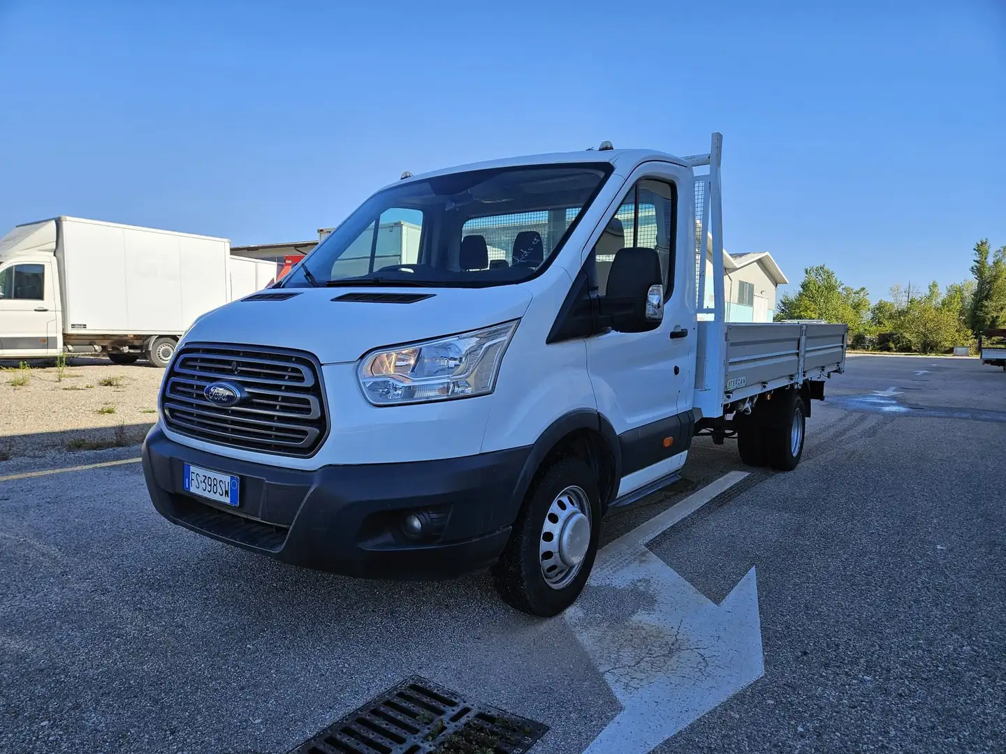 Ford Transit 350 L4 170CV 2.0 TDCI Cassone Gemellato FS398SW Weiß - 2