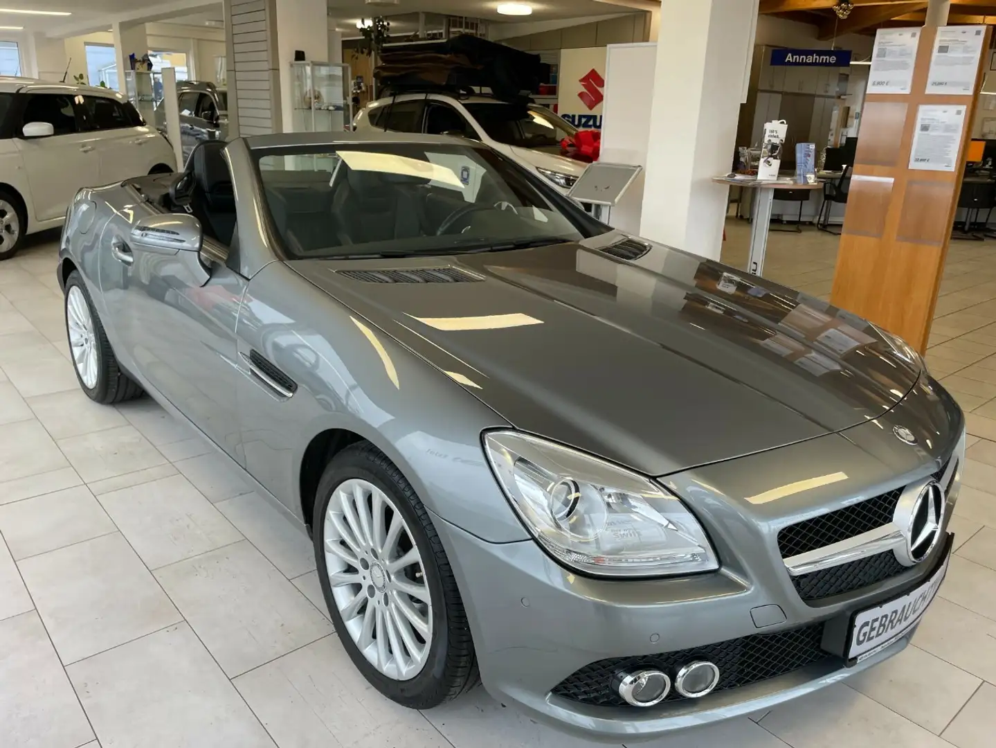 Mercedes-Benz SLK 200 BlueEffi.*Airscarf*Klima*SHZ*PTC*Navi Argent - 1