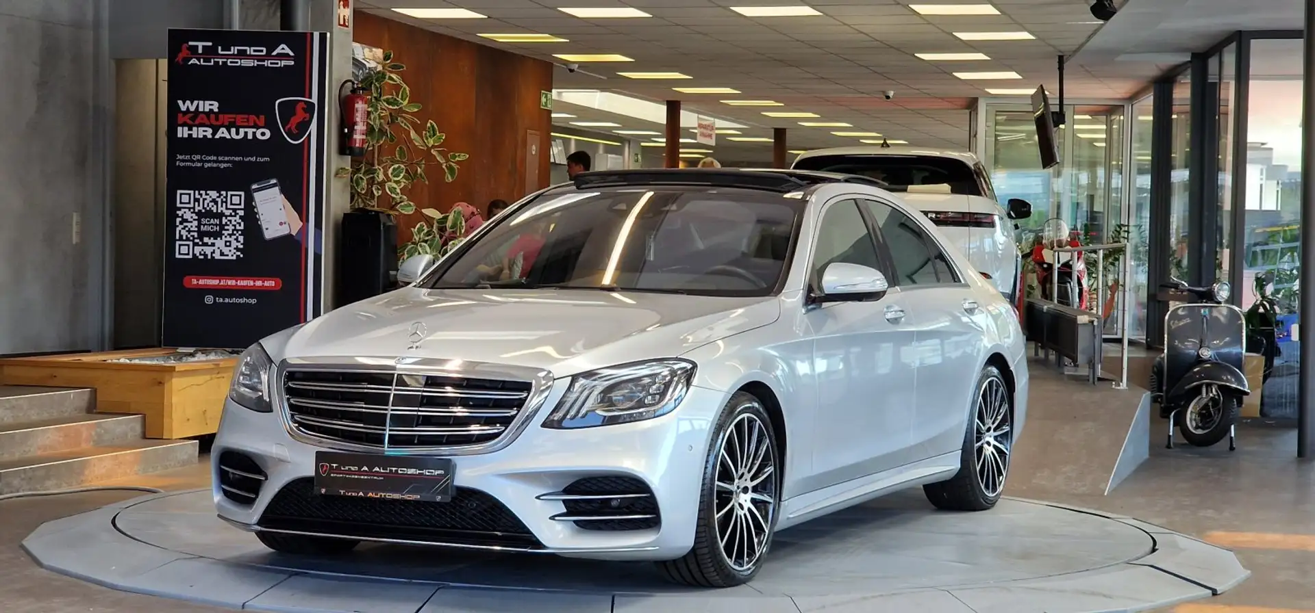 Mercedes-Benz S 400 d AMG-Line *Pano*360*Massage*20Zoll Grau - 1