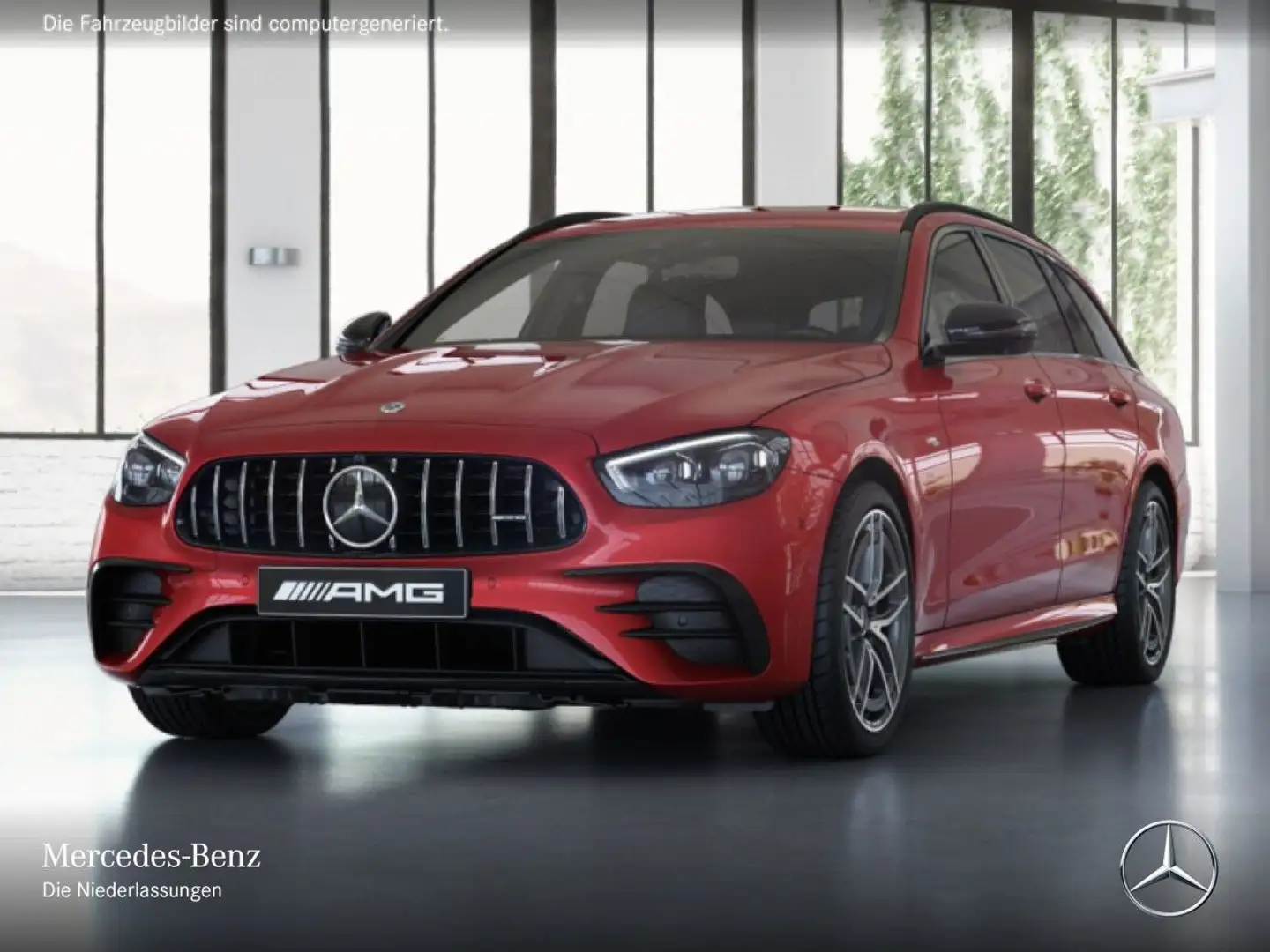 Mercedes-Benz E 53 AMG E 53 4M T-Modell AMG+NIGHT+360+AHK+MULTIBEAM+19" Rot - 2
