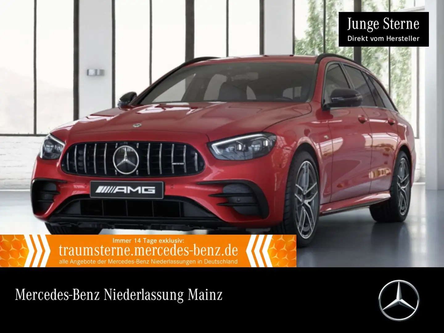 Mercedes-Benz E 53 AMG E 53 4M T-Modell AMG+NIGHT+360+AHK+MULTIBEAM+19" Rot - 1