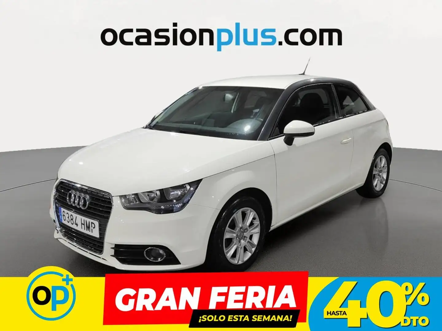 Audi A1 1.6TDI Attraction S-Tronic 90 Blanco - 1