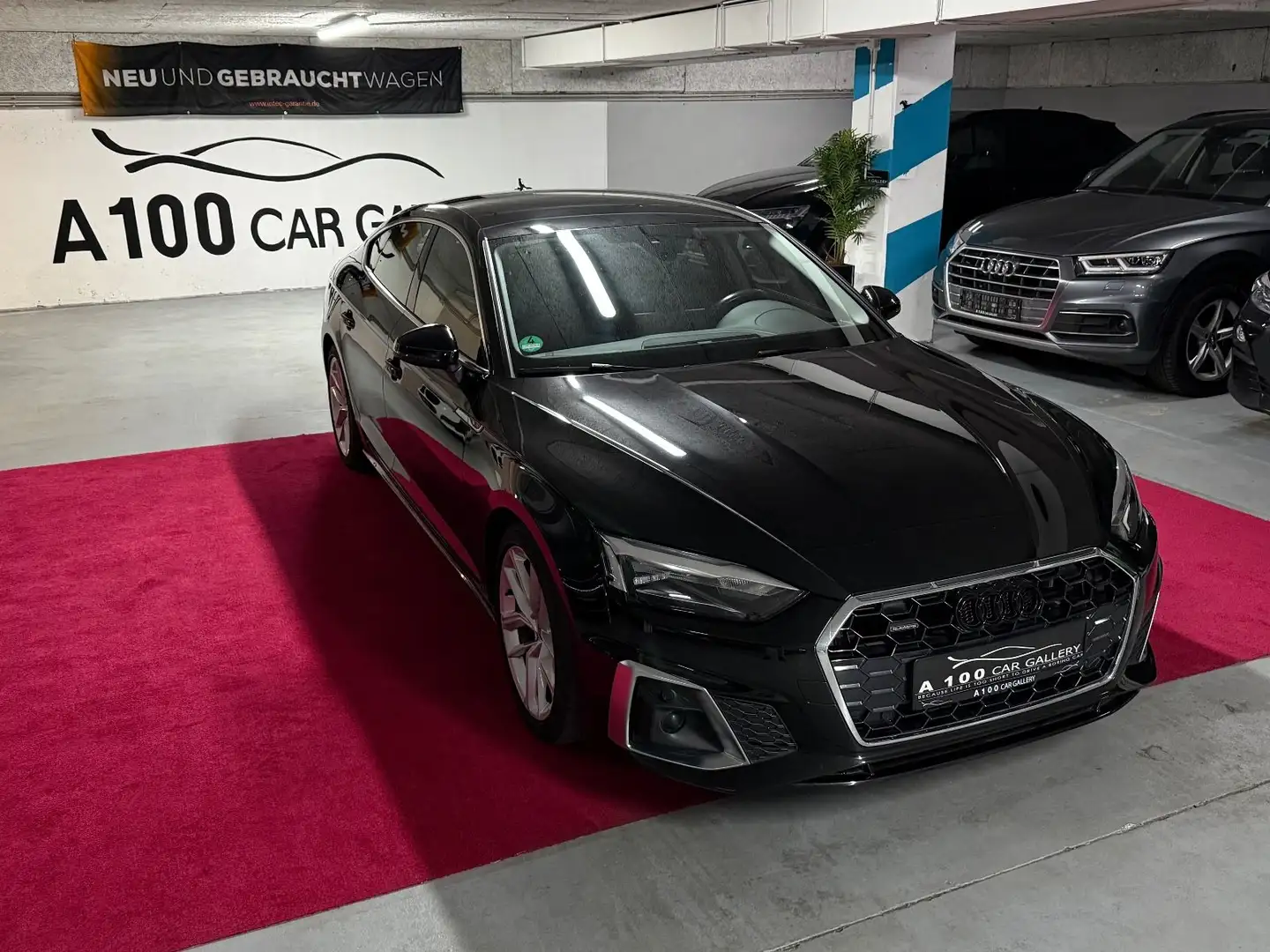 Audi A5 Sportback 40 TDI quattro S line Assistente Schwarz - 1