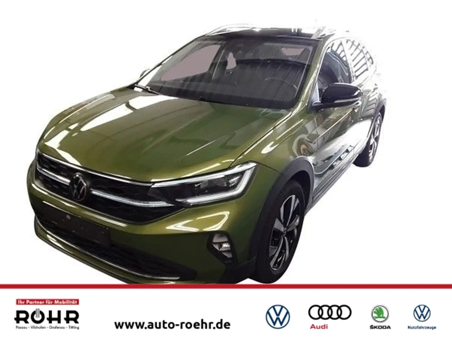 Volkswagen Taigo Style (Garantie 04/2029.AHK.Kamera.IQ.DRIVE.Navi) Grün - 1