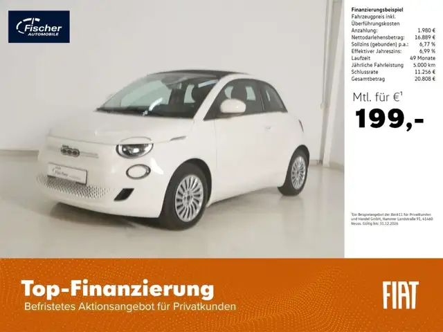 Fiat 500e 42 kWh/Carplay/Keyless/DAB+/GRA