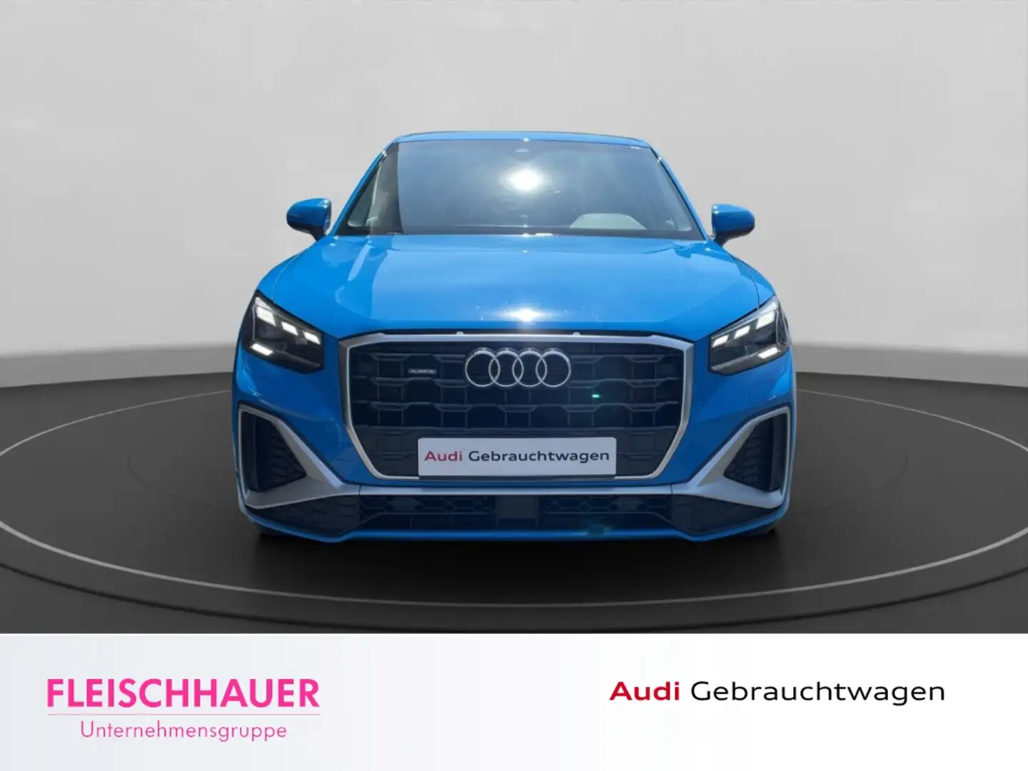Audi Q2 35 quattro S line DSG Navi Leder Soundsystem LED B Bleu - 2